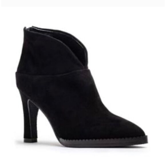 Jon Josef Ryder Suede Booties in Black Size 10 - Picture 1 of 15